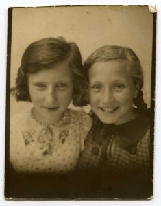 Ida and friend, age 10