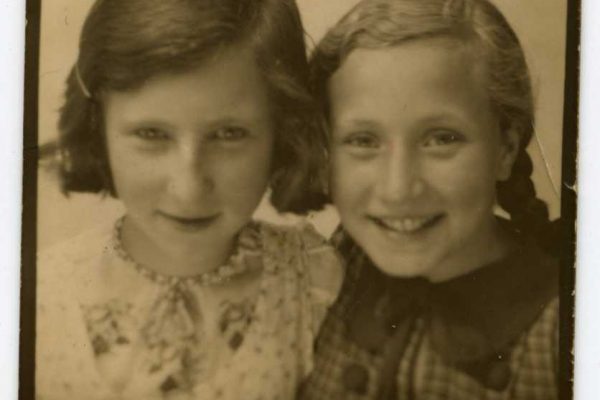 Ida and friend, age 10