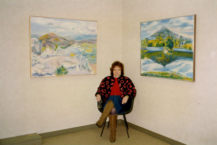Margot Blank and her artwork